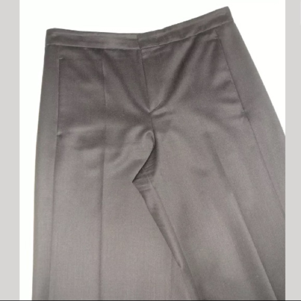 GUCCI Black Wool Wide Leg Pants Size 40